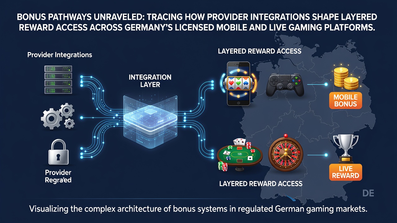 Darstellung von Provider-Integrationen und Belohnungsschichten in lizenzierten deutschen Gaming-Plattformen